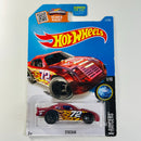 2016 Hot Wheels X-Raycers Stockar rojo 5SP base ZAMAC
