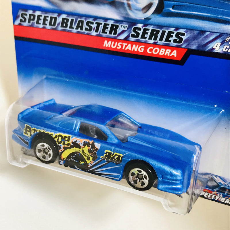 2000 Hot Wheels Speed Blaster Series Mustang Cobra azul 5SP