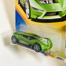 2010 Hot Wheels Track Stars Mitsubishi Double Shotz verde 10SP