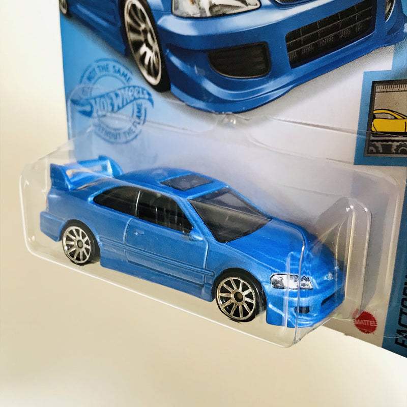 2021 Hot Wheels Factory Fresh Honda Civic Si celeste 10SP