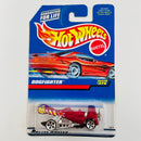 1998 Hot Wheels Dogfighter 375 rojo metálico 5DOT