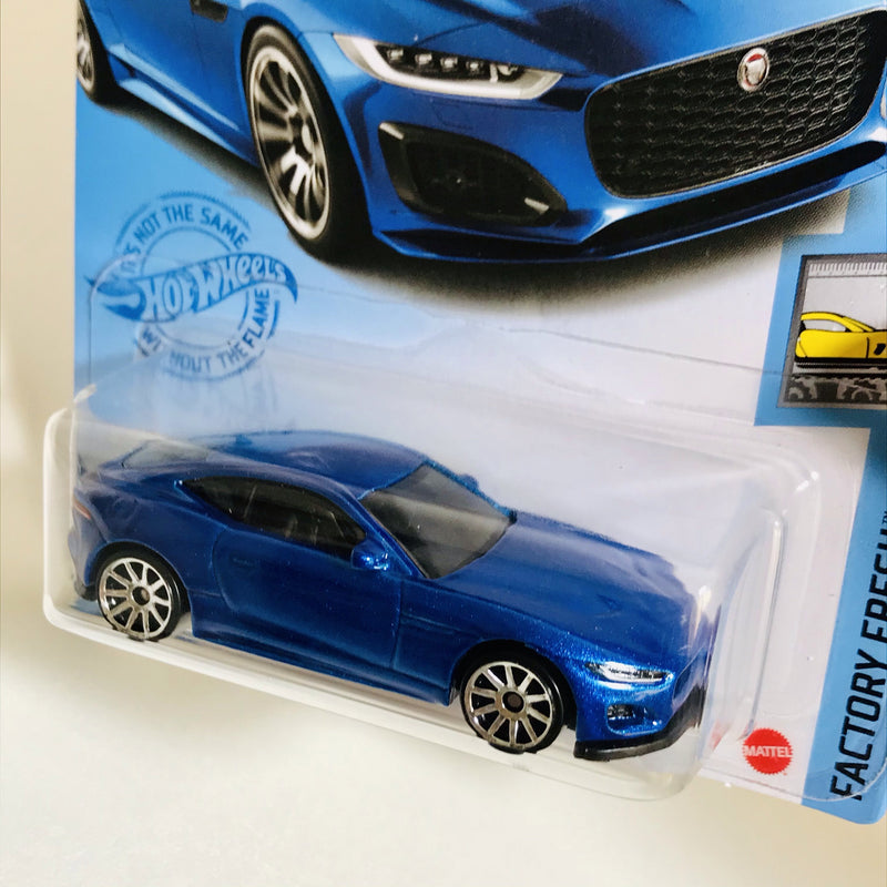 2021 Hot Wheels Factory Fresh 2020 Jaguar F-Type azul 10SP