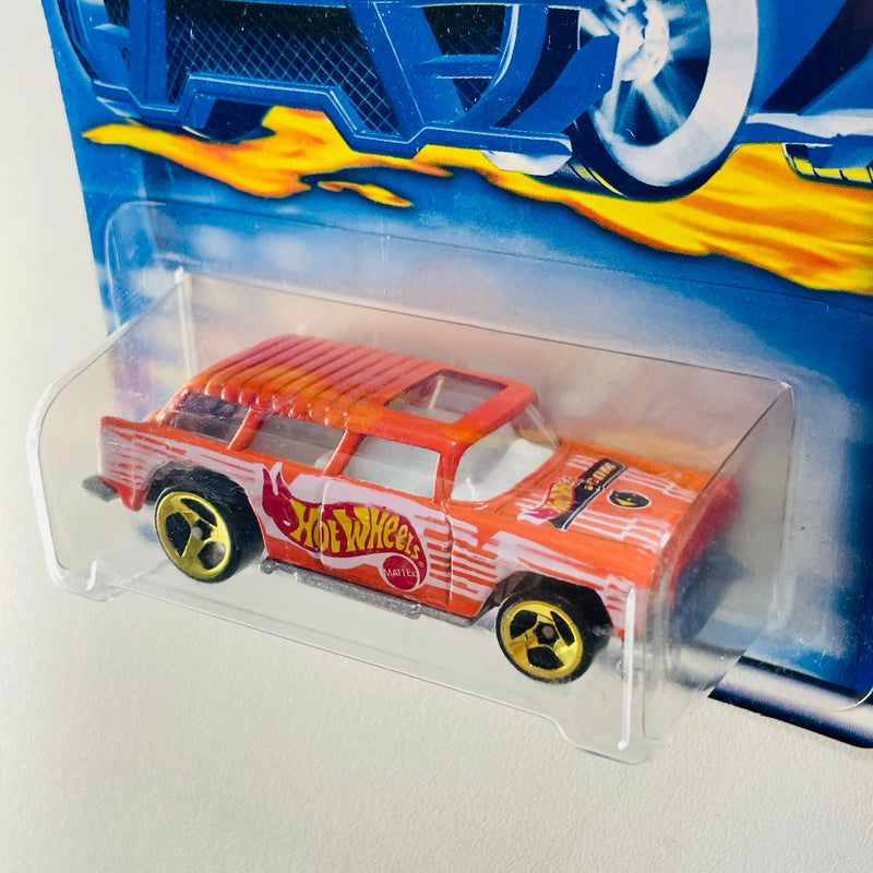 2000 Hot Wheels Chevy Nomad 196 naranja 3SP