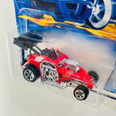 2000 Hot Wheels Secret Code Series Fiat 500C 045 rojo 5SP base ZAMAC