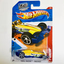 2011 Hot Wheels Thrill Racers Raceway F-Racer amarillo PR5