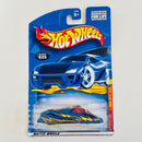2000 Hot Wheels Kung Fu Force Series Shadow Jet II azul 3SP base ZAMAC
