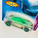 2007 Hot Wheels X-Raycers Phastasm blanco PR5 base ZAMAC