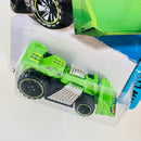 2015 Hot Wheels HW City Speed Dozer verde 6SP