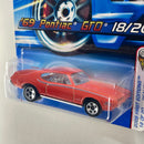 2005 Hot Wheels First Editions Realistix 69 Pontiac GTO 018 naranja 5SP
