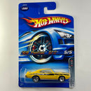 2006 Hot Wheels Motown Metal 69 Pontiac GTO 090 amarillo 5SP