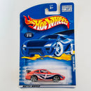 2001 Hot Wheels Porsche 911 GT3 214 naranja metálico PR5