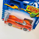 2002 Hot Wheels Porsche 911 GT1-98 135 naranja metálico LW