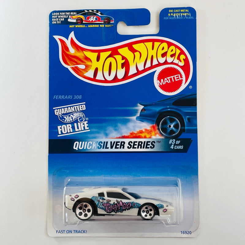 1997 Hot Wheels Quicksilver Series Ferrari 308 blanco 5DOT