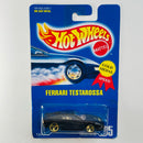 1996 Hot Wheels Gold Medal Speed Ferrari Testarossa 35 negro metálico 3SP
