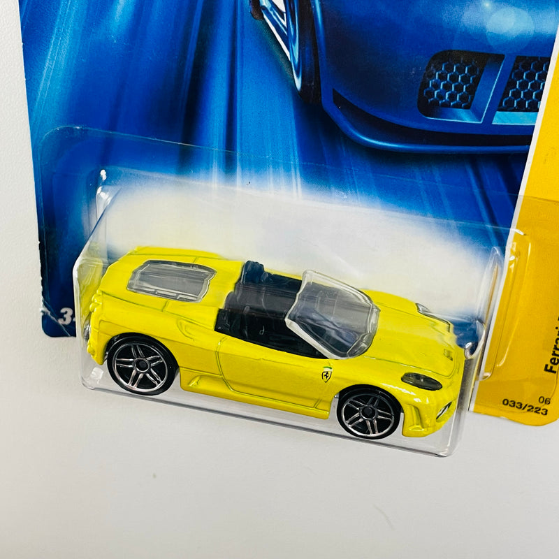 2006 Hot Wheels New Models Ferrari F430 Spider amarillo PR5 Primera Edición