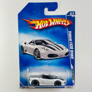 2009 Hot Wheels Dream Garage Ferrari F430 Spider blanco OH5