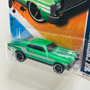 2011 Hot Wheels Street Beasts 68 Chevy Nova verde metálico MC5