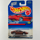 1998 Hot Wheels Ferrari 308 816 marrón metálico 5DOT variante Tarjeta Auto Rojo