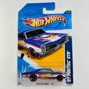 2012 Hot Wheels HW Racing 67 Pontiac GTO azul metálico MC5