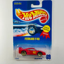 1995 Hot Wheels Gold Medal Speed Ferrari F40 69 rojo LW base ZAMAC