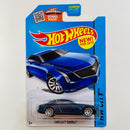2015 Hot Wheels HW City Cadillac Elmiraj azul metálico 10SP Primera Edición