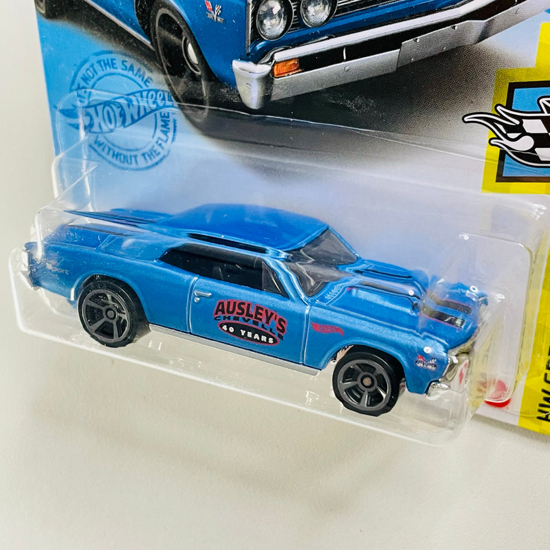 2021 Hot Wheels HW Speed Graphics 67 Chevelle SS 396 azul metálico MC5