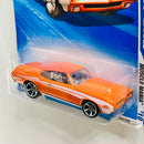 2010 Hot Wheels Muscle Mania 69 Pontiac GTO Judge naranja metálico MC5