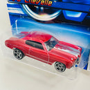 2006 Hot Wheels Motown Metal 70 Chevelle Chevrolet 086 rojo metálico PR5
