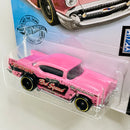 2020 Hot Wheels Rod Squad 57 Chevy rosado DD8