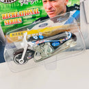 2003 Hot Wheels NASCAR Racing Recreational Series Mark Martin Pfizer Scorchin' Scooter negro con blanco MC3