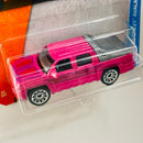 2017 Matchbox MBX Adventure City 02 Chevy Avalanche rosado