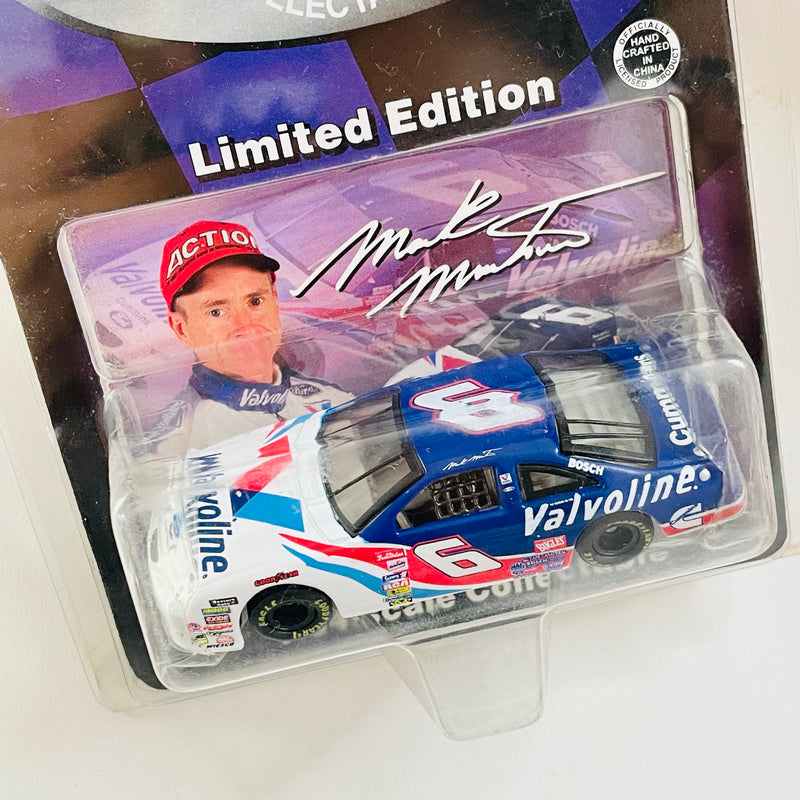 1996 Action Platinum Series Racing Collectibles NASCAR Limited Edition 1/10,656 Winston Cup Mark Martin 6 Valvoline Ford Thunderbird azul con blanco Llantas de Goma