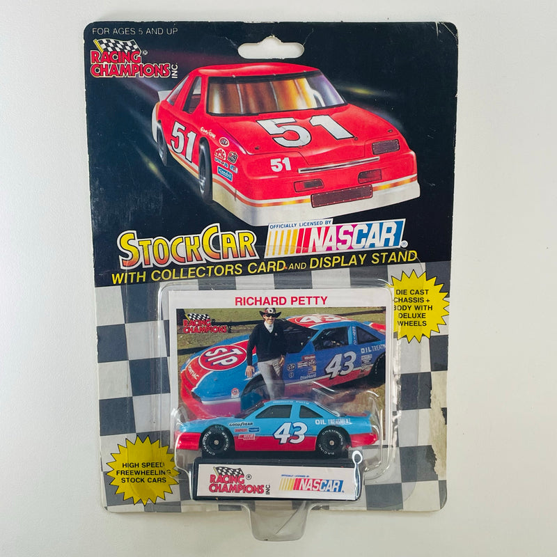 1991 Racing Champions Stock Car NASCAR Richard Petty 43 STP Pontiac Grand Prix celeste