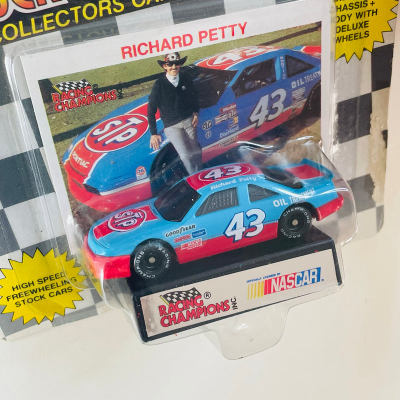 1991 Racing Champions Stock Car NASCAR Richard Petty 43 STP Pontiac Grand Prix celeste