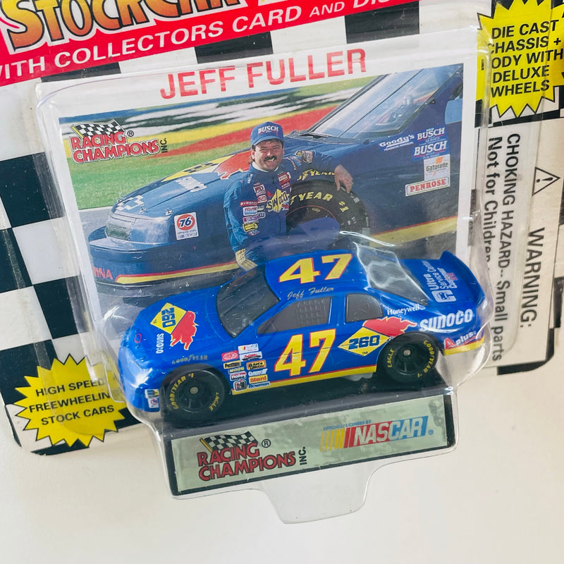 1995 Racing Champions Stock Car NASCAR Jeff Fuller 47 Sunoco 260 Chevrolet Monte Carlo azul Llantas Goodyear