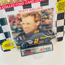 1993 Racing Champions Stock Car NASCAR Rusty Wallace 2 Mobil 1 Pontiac Grand Prix negro Llantas Goodyear