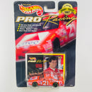 1997 Hot Wheels Pro Racing Premium 1st Edition Short Track NASCAR Michael Waltrip 21 Citgo Ford Thunderbird naranja Llantas de Goma Goodyear