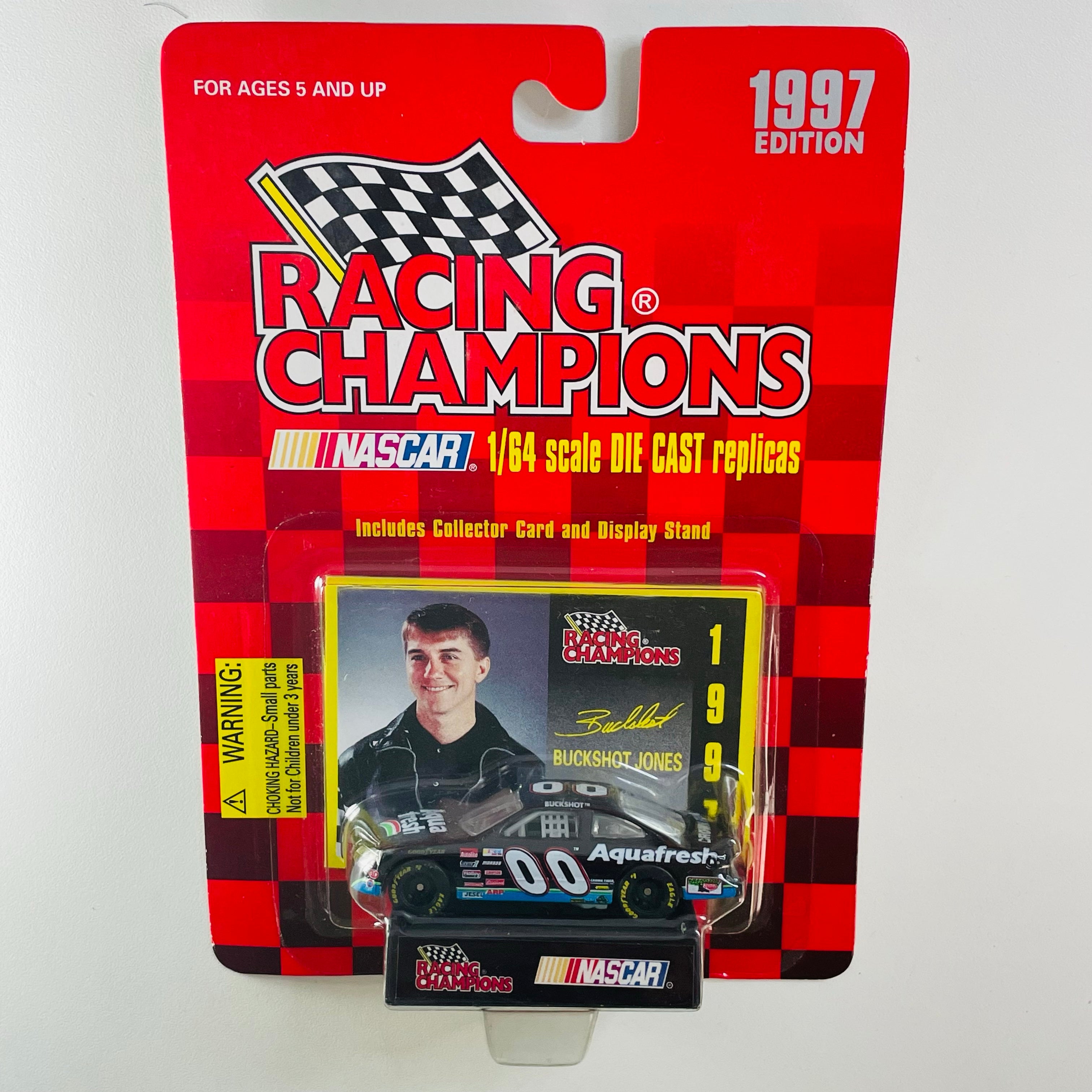 1997 Racing Champions NASCAR Buckshot Jones 00 Aquafresh Pontiac Grand