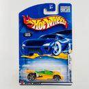2002 Hot Wheels First Editions Open Road-ster 033 amarillo PR5 base ZAMAC Primera Edición