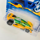 2002 Hot Wheels First Editions Open Road-ster 033 amarillo PR5 base ZAMAC Primera Edición