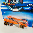 2006 Hot Wheels First Editions Motoblade 022 naranja OH5 Primera Edición