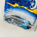 2003 Hot Wheels Boulevard Buccaneers Phantom Corsair 082 negro metálico SB base ZAMAC