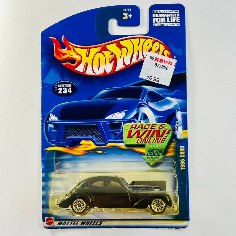 2001 Hot Wheels 1936 Cord 234 negro LW