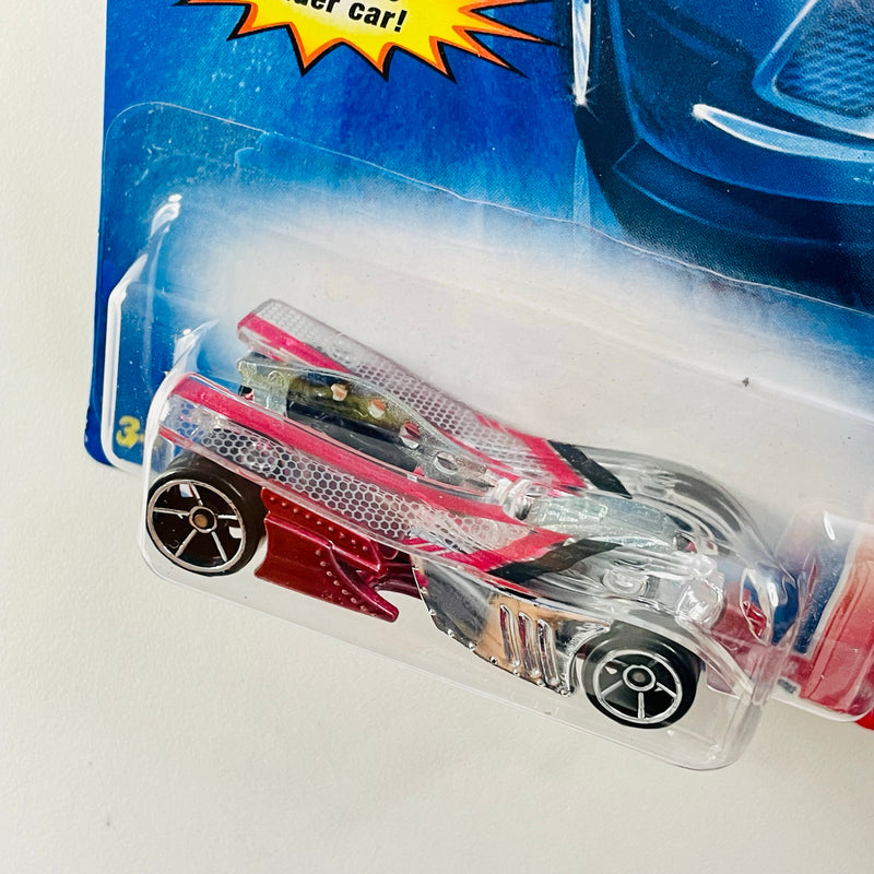 2007 Hot Wheels Code Car Motoblade rojo OH5