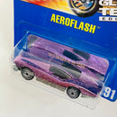 1992 Hot Wheels Gleam Team Edition Aeroflash 191 rosado cromado texturizado UH base ZAMAC