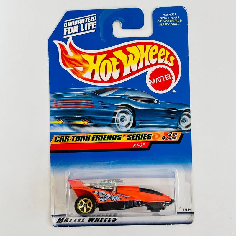1999 Hot Wheels Car-toon Friends Series Rocky y Bullwinkle XT-3 naranja 5SP