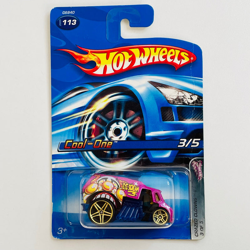 2005 Hot Wheels Crazed Clowns Cool-One 113 morado PR5