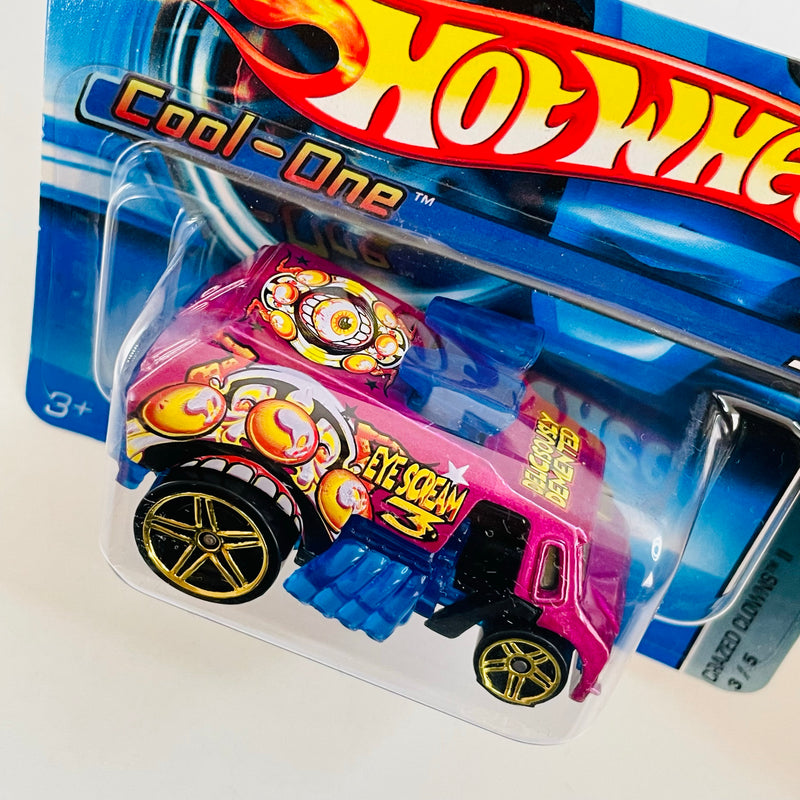 2005 Hot Wheels Crazed Clowns Cool-One 113 morado PR5 Blíster Europeo