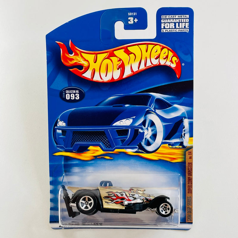 2001 Hot Wheels Skin Deep Super Comp Dragster 093 dorado metálico 5SP