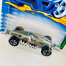 2001 Hot Wheels Rod Squadron Lakester 066 marrón con verde camuflado 5SP